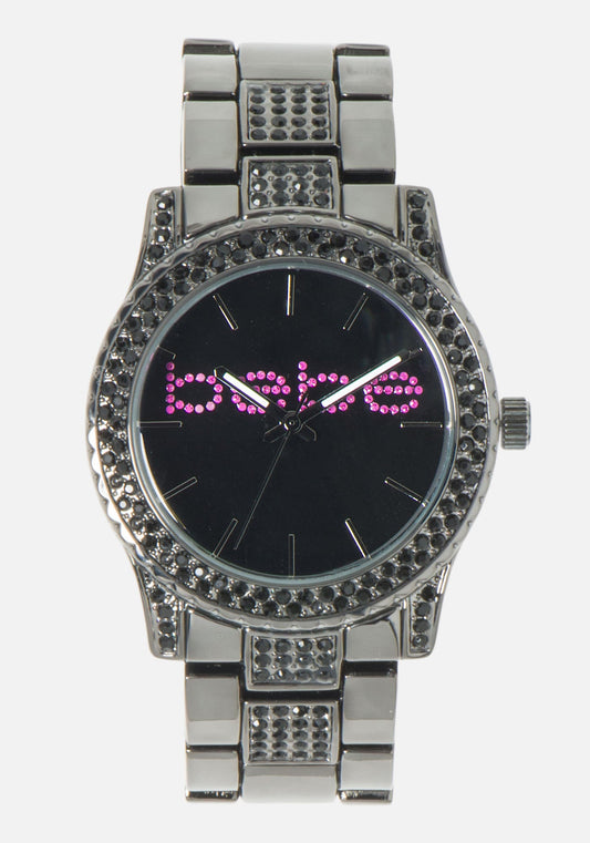 Crystal Bezel & Link Bracelete Beilave Watch