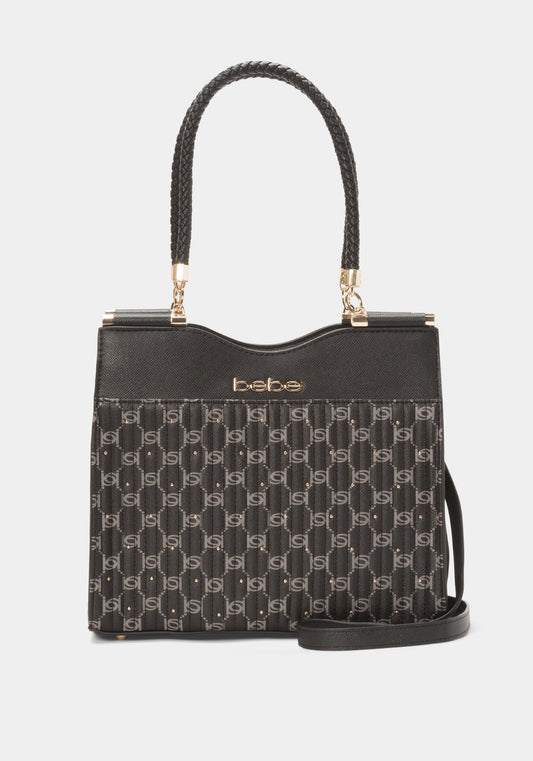 Beilave Cinzia Printed Monogram Satchel