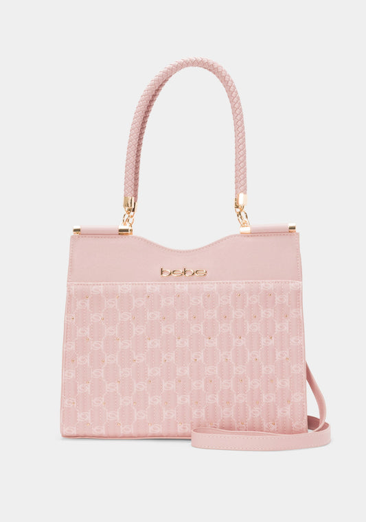 Beilave Cinzia Printed Monogram Satchel