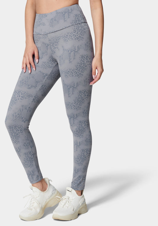 Beilave Foiled Print Knit Legging