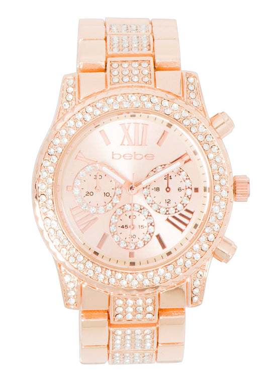 Beilave Crystal Encrusted Watch